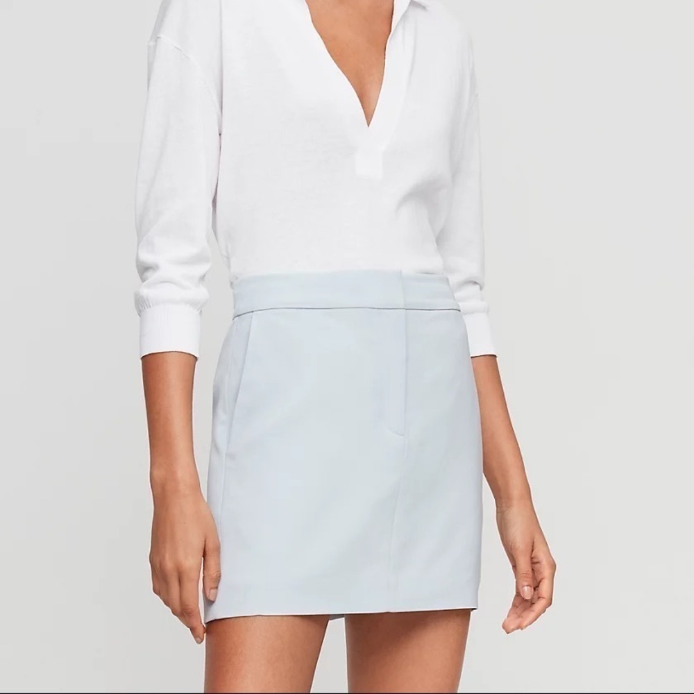 𝅺BABATON | Nwt bryant skirt blue willow size 2